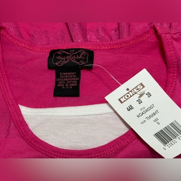 Pink Long Sleeve Tee Soft Knit Casual Top - Picture 3 of 3